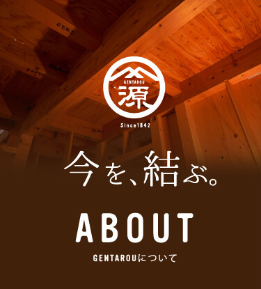 ABOUT GENTAROUについて 今を、結ぶ。